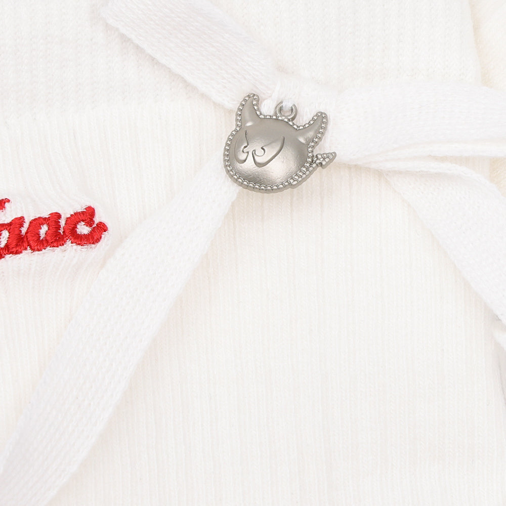 Women's Check Ribbon Socks