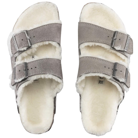 Arizona Shearling Sandals - Suede Leather