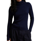 Women's Cable-Knit Snood Pullover