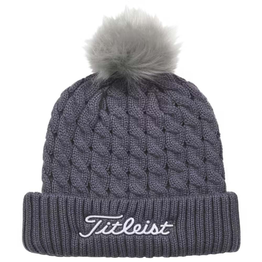 Cable Knit Pom Pom Hat - Fairway Styles