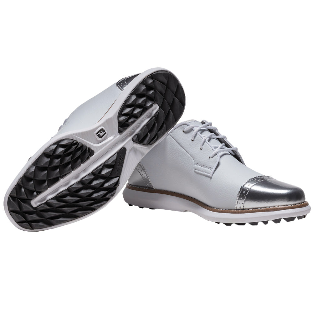 Women's Traditional Cap Toe Spikeless Golf Shoes