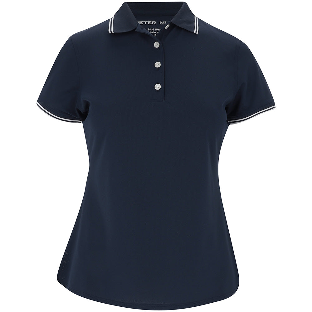 Peter Millar Women's Canterbury Tipped Sport Mesh Polo Fairway Styles