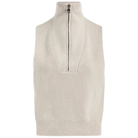 Women's Amina Knit Sleeveless 1/2 Zip Sweater - Fairway Styles