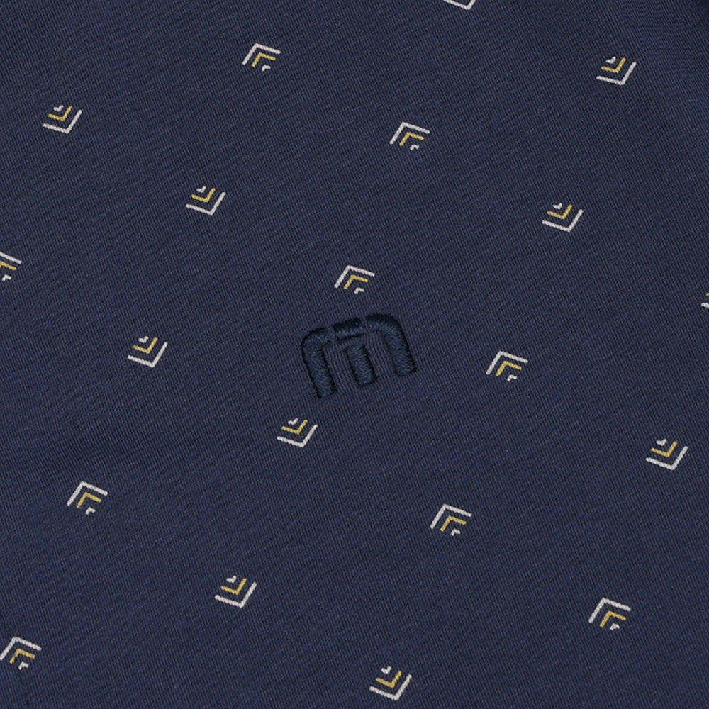 Comfortknit Geo Button-Up Shirt