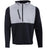 Performance Hybrid 1/2 Zip Hoodie - Polo Black/Perfect Gray