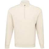 Quilted Double-Knit 1/2 Zip Pullover