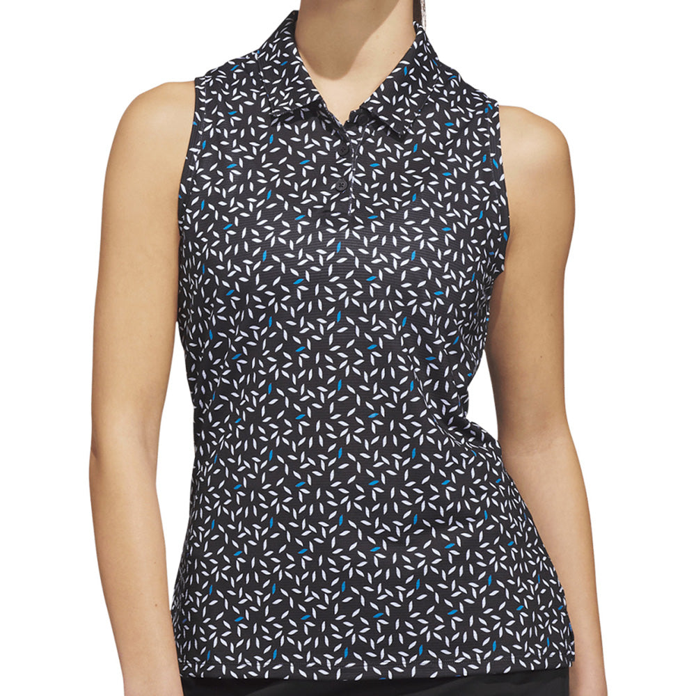Women's Ultimate365 Printed Ottoman Climacool Sleeveless Polo