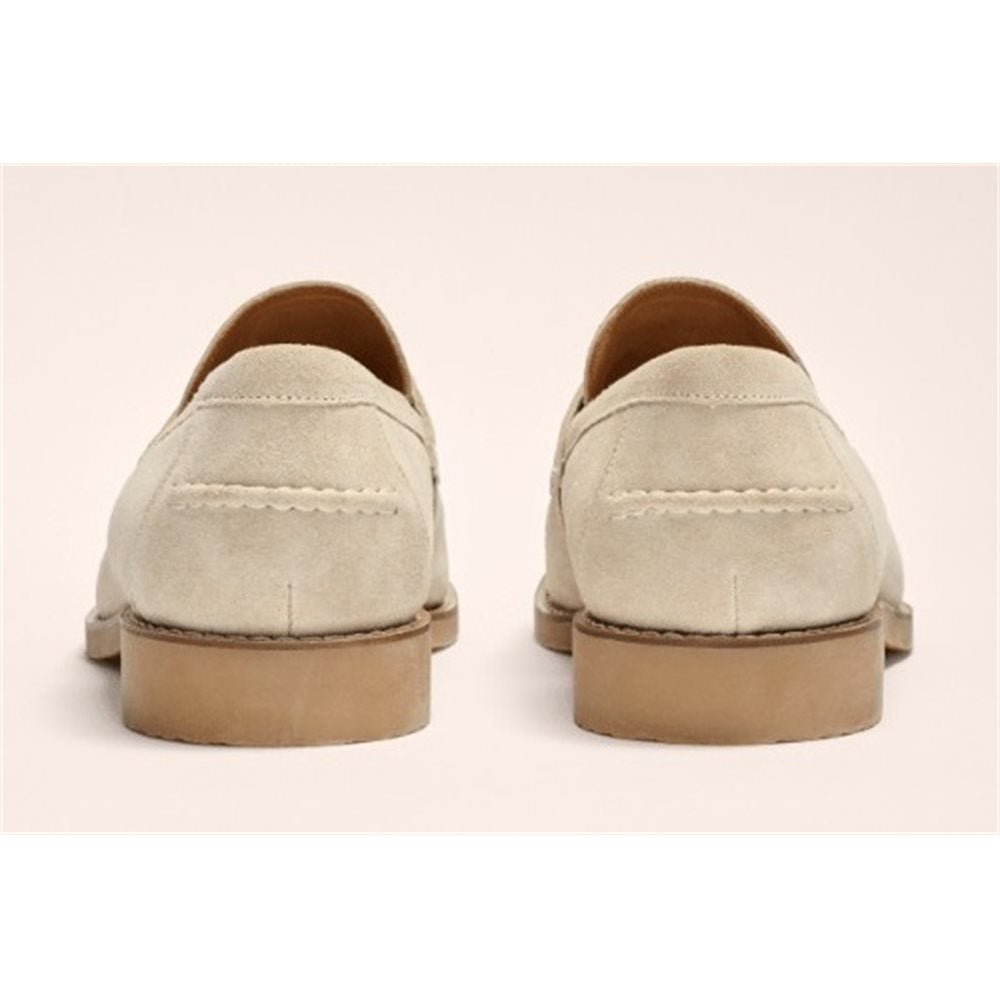 J - Flex Suede Penny Loafer - Fairway Styles