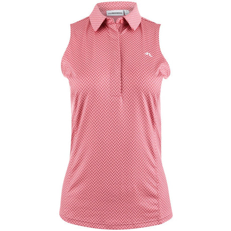 Women's Dena Print Sleeveless Polo - Fairway Styles