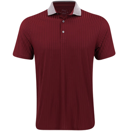 MATTR Stripe Jacquard Polo