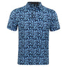Optic Floral Tech Stretch Jersey Polo