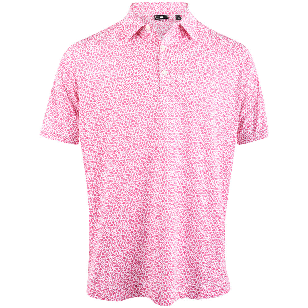 Allover Floral Lisle Polo