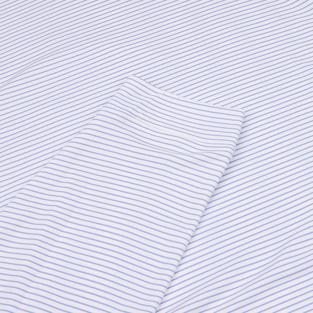 Featherweight Stripe Long Sleeve Polo