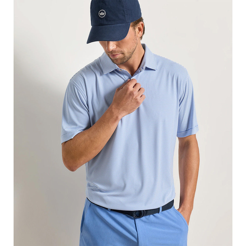 Featherweight Market Stripe Performance Polo