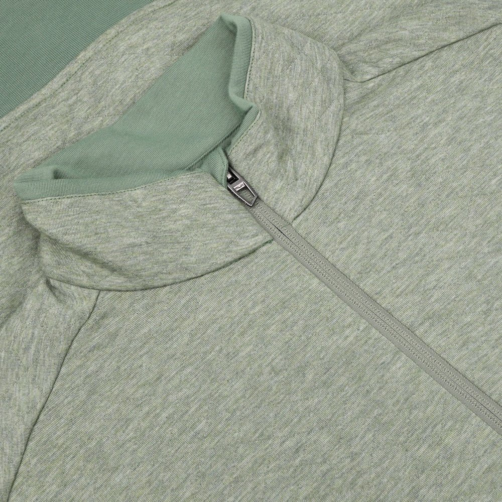 Women's Quilted Double - Knit 1/2 Zip Mock Neck Sweatshirt - Fairway Styles