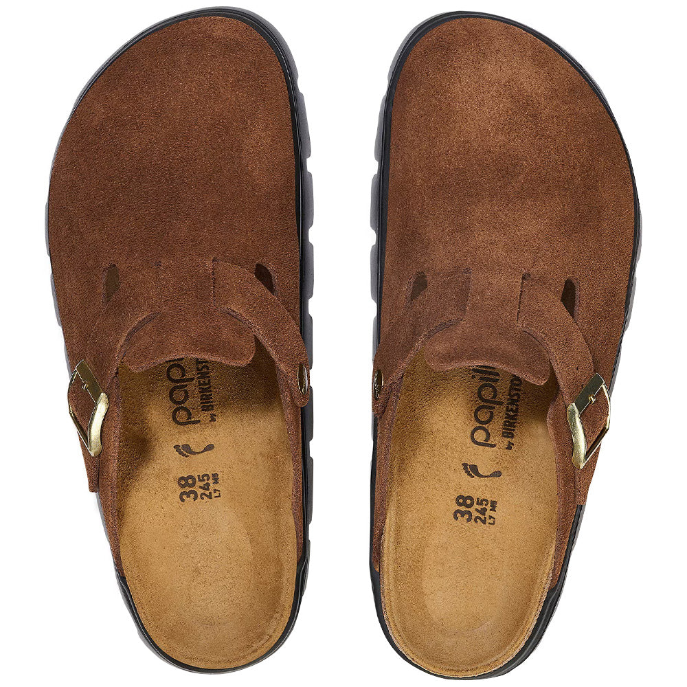 Women's Boston Chunky Sandals - Suede Leather