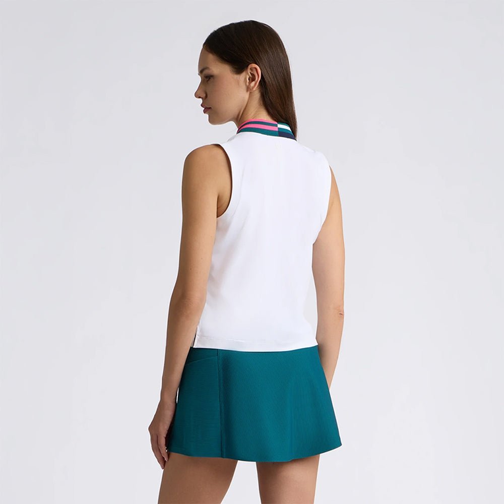 Women's Stretch Nylon Interlock Sleeveless Polo