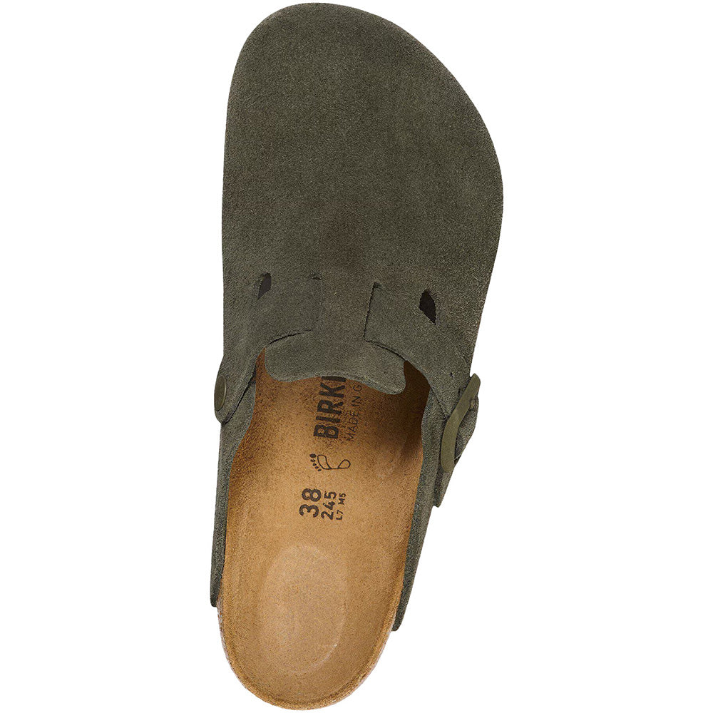 Women's Boston Sandals - Suede Leather