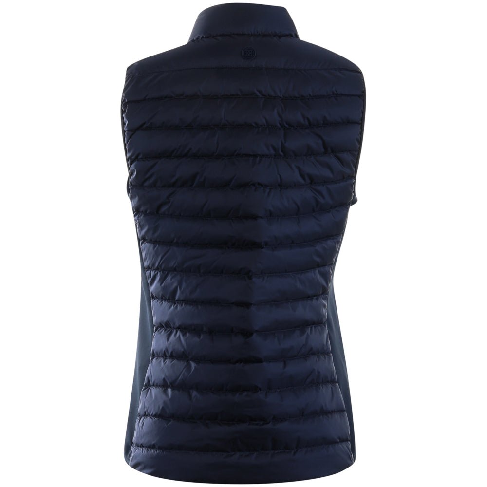 Women's V-Down Quilted Stretch Tech Interlock Vest