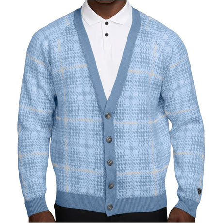 Tartan Loose Cardigan - Fairway Styles