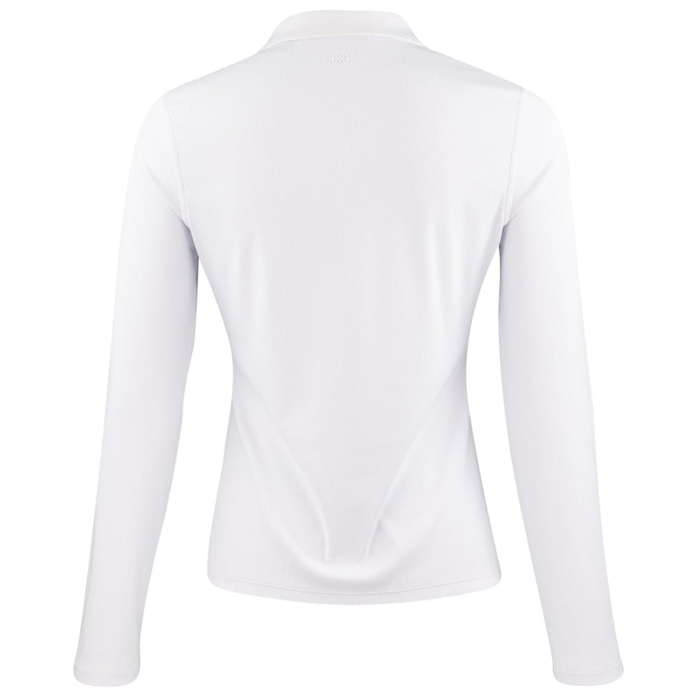 Women's Ribbed Tech Nylon Long Sleeve Polo