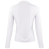 Women's Ribbed Tech Nylon Long Sleeve Polo