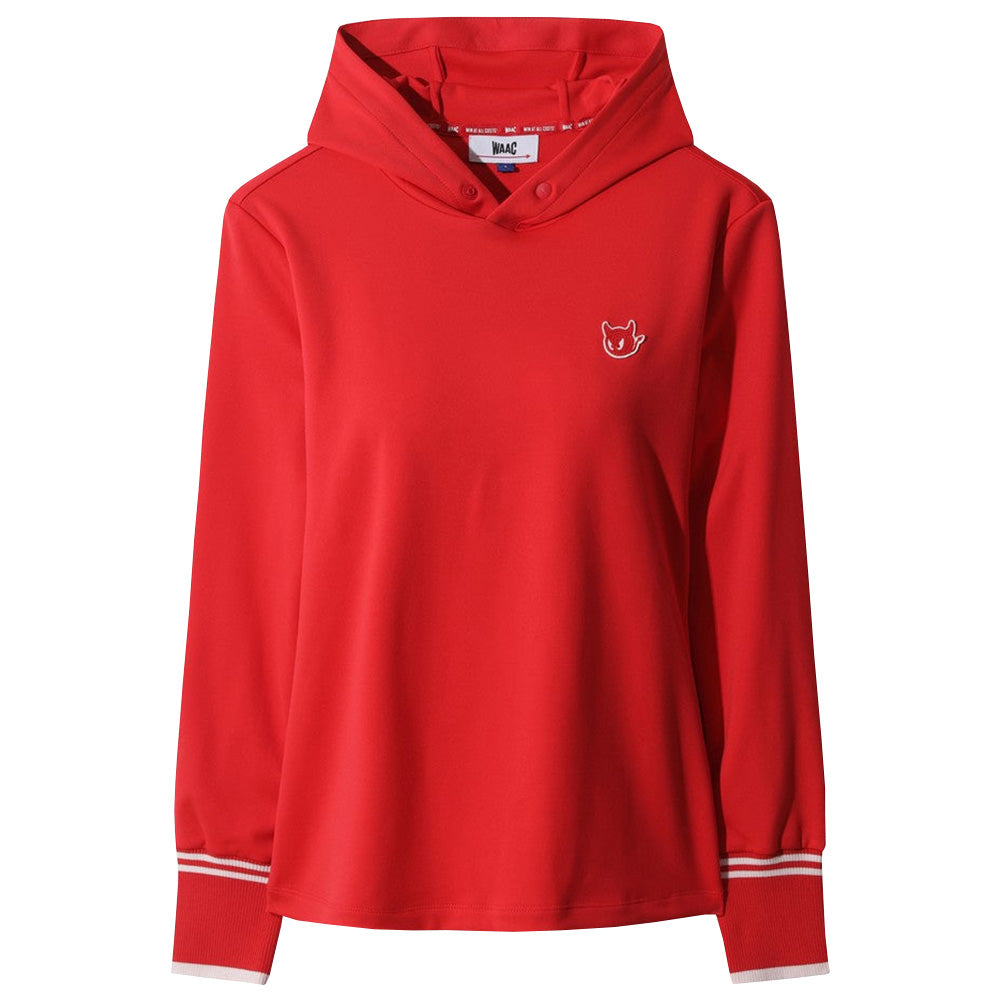 Women's Slogan Jersey Hooded Pullover