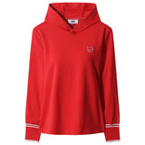 Women's Slogan Jersey Hooded Pullover