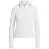 Women's Cable Long Sleeve 1/4 Zip Polo - Fairway Styles