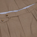 Plaid Performance Wool-Blend Pants