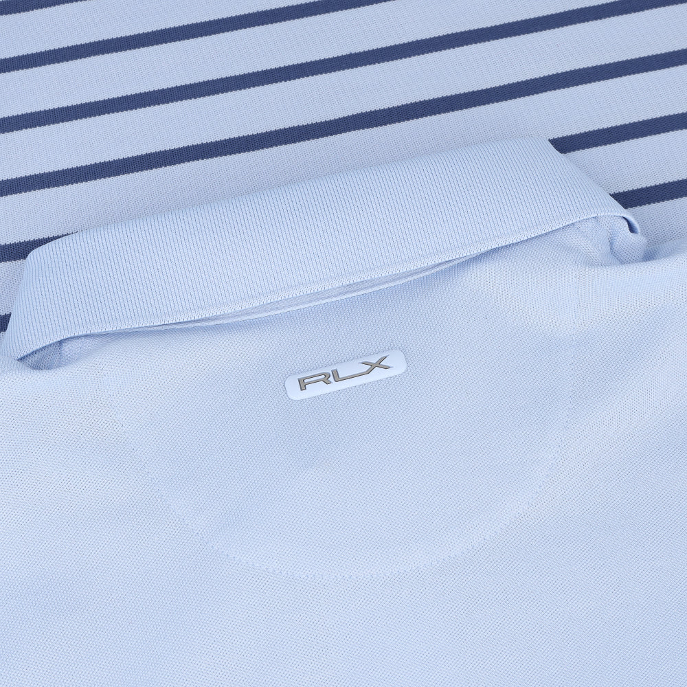 Performance Pique Tailored Fit Striped Polo