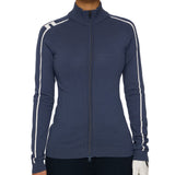 Women's Aubree Knitted Full Zip Sweater - Fairway Styles
