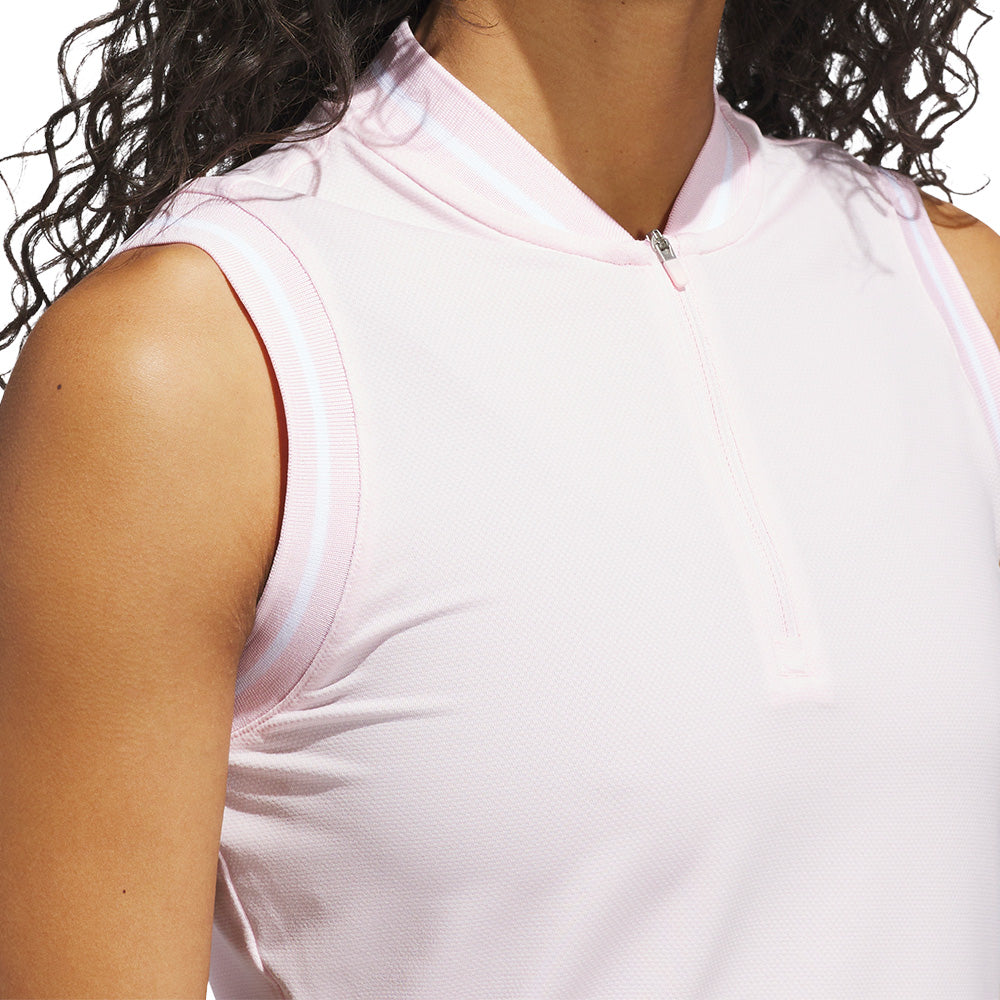 Women's Ultimate365 Sleeveless 1/4 Zip Blade Collar Polo