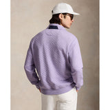 Quilted Double Knit 1/2 Zip Pullover