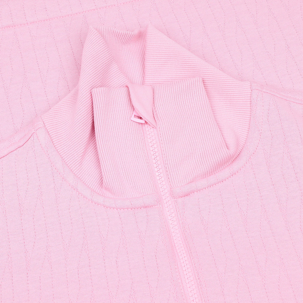 Women's Cable-Quilted 1/4 Zip Pullover