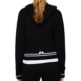 Women's Camilla Cable Knit Wool Full Zip Hoodie