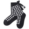Women's Check Ribbon Socks