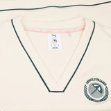PUMA x Arnold Palmer Women's Cloudspun Fleece V-Neck Sweater