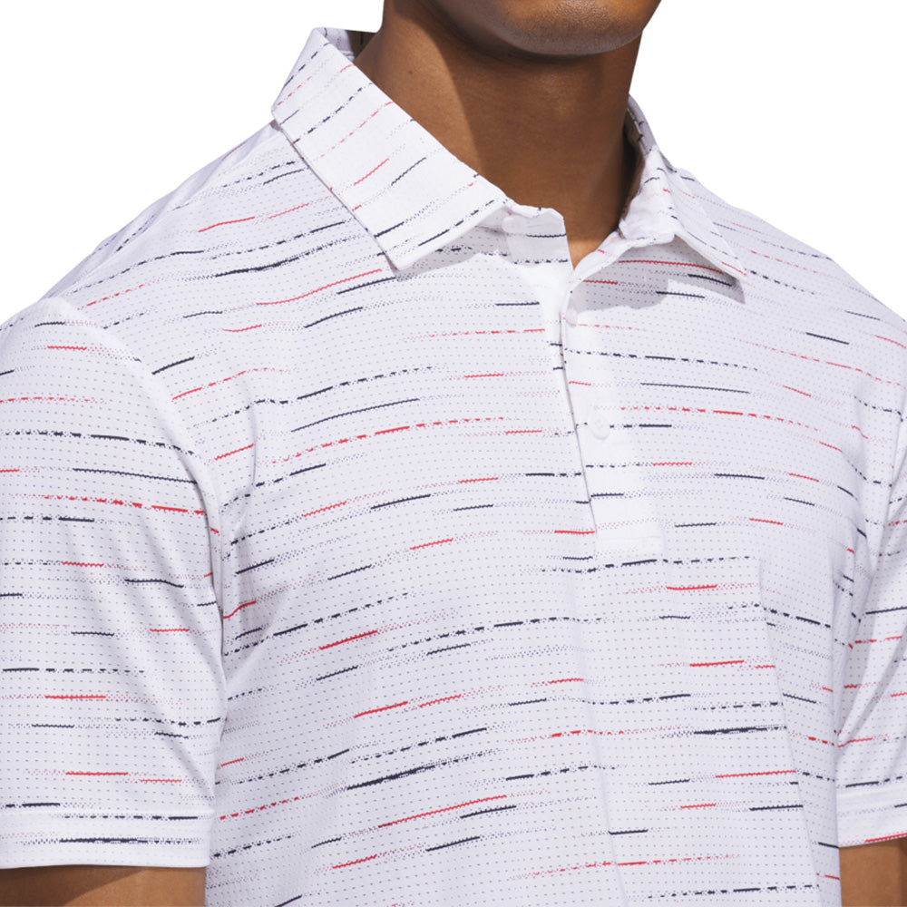 Ultimate365 Mesh Glimmer Print Polo