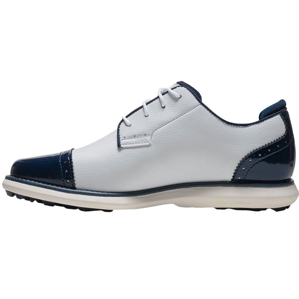 Women's Traditional Cap Toe Spikeless Golf Shoes