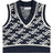 Women's Phoebe Jacquard Knit Polo Vest - Cardi Jacquard/JL Navy