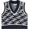 Women's Phoebe Jacquard Knit Polo Vest