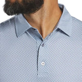 TOUR LOGO Wiggle Print Polo
