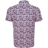 Optic Floral Tech Stretch Jersey Polo