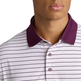 Herringbone Stripe Tech Jersey Polo