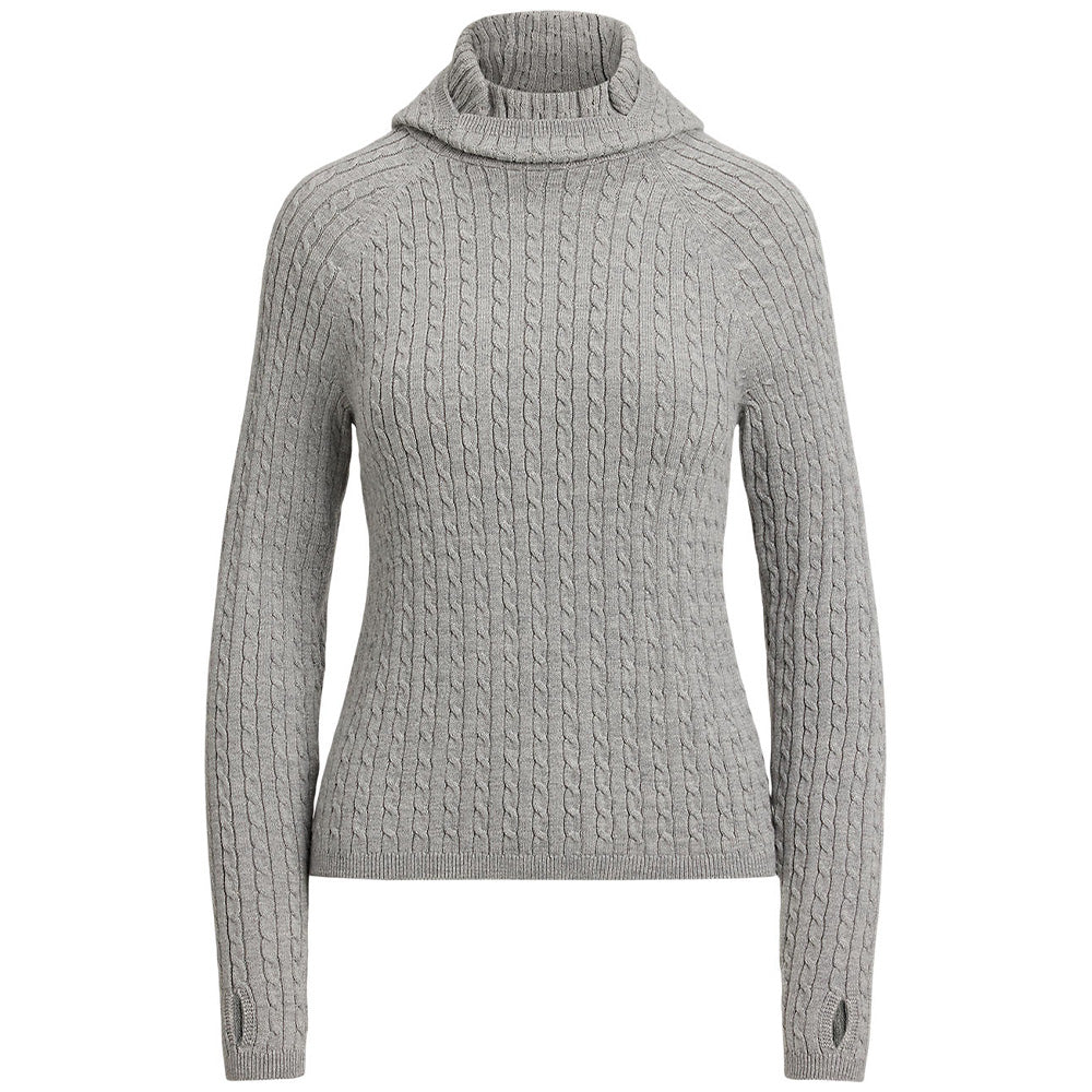 Women's Cable-Knit Snood Pullover
