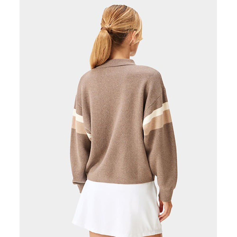 Women's Lite Knit Polo Sweater - Fairway Styles