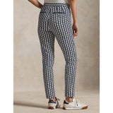 Women's Geo-Print Stretch-Twill Pants