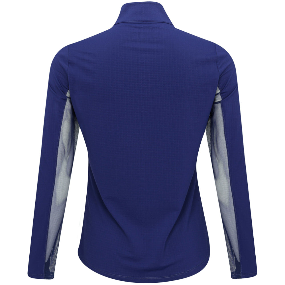 Women's Long Sleeve Mock Neck Top - Solid