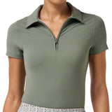 Women's Moveknit Private Lesson 1/4 Zip Polo